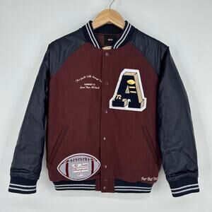 BDG Urban Outfitters True Winner Patch Varsity Jacket Oversized Collegiate